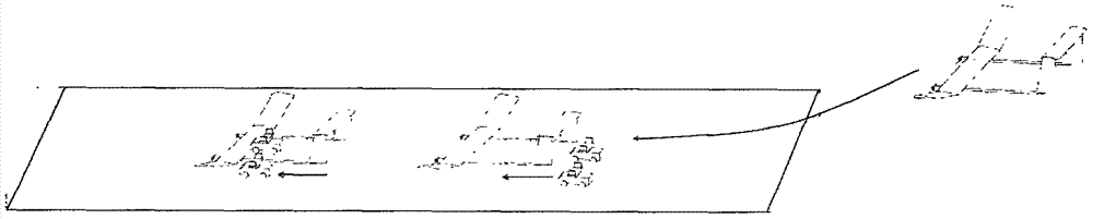 Taking-off and landing system without undercarriage for high-aspect-ratio solar unmanned aerial vehicle