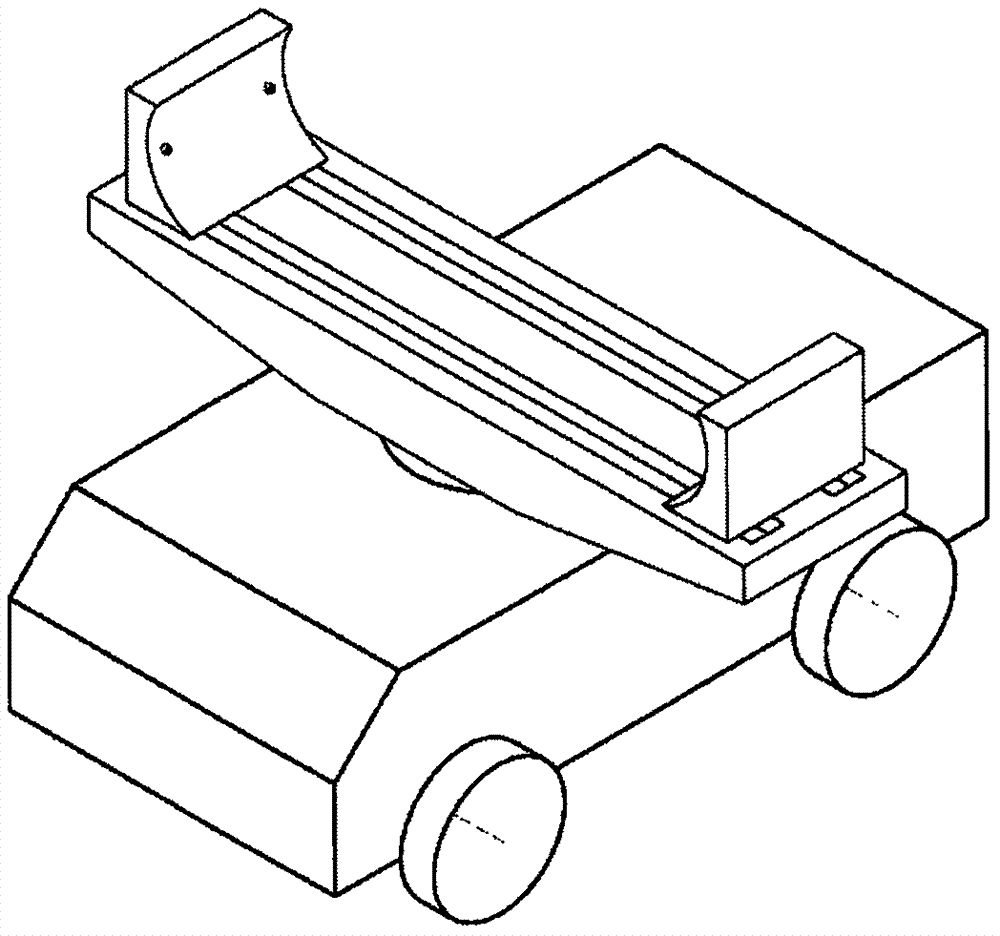 Taking-off and landing system without undercarriage for high-aspect-ratio solar unmanned aerial vehicle