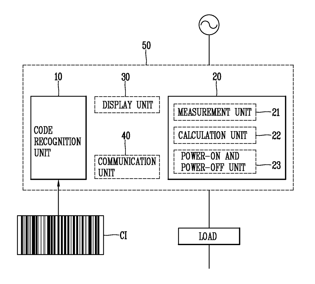 Prepayment-type watt-hour meter