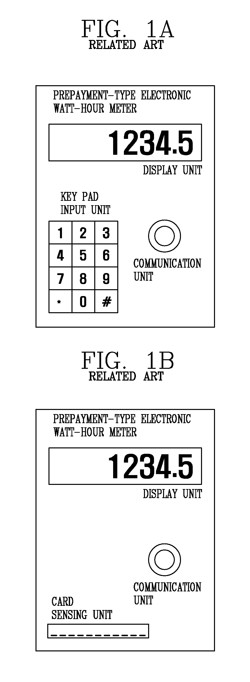 Prepayment-type watt-hour meter