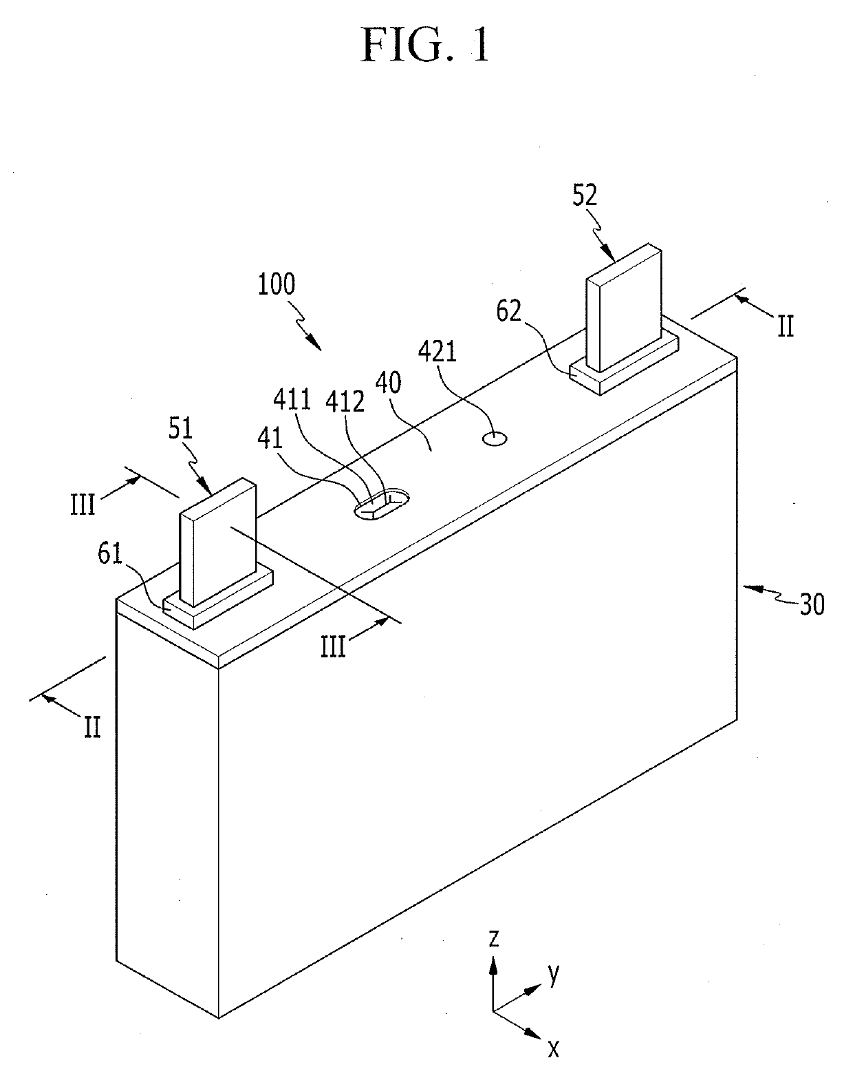 Rechargeable battery and module of the same