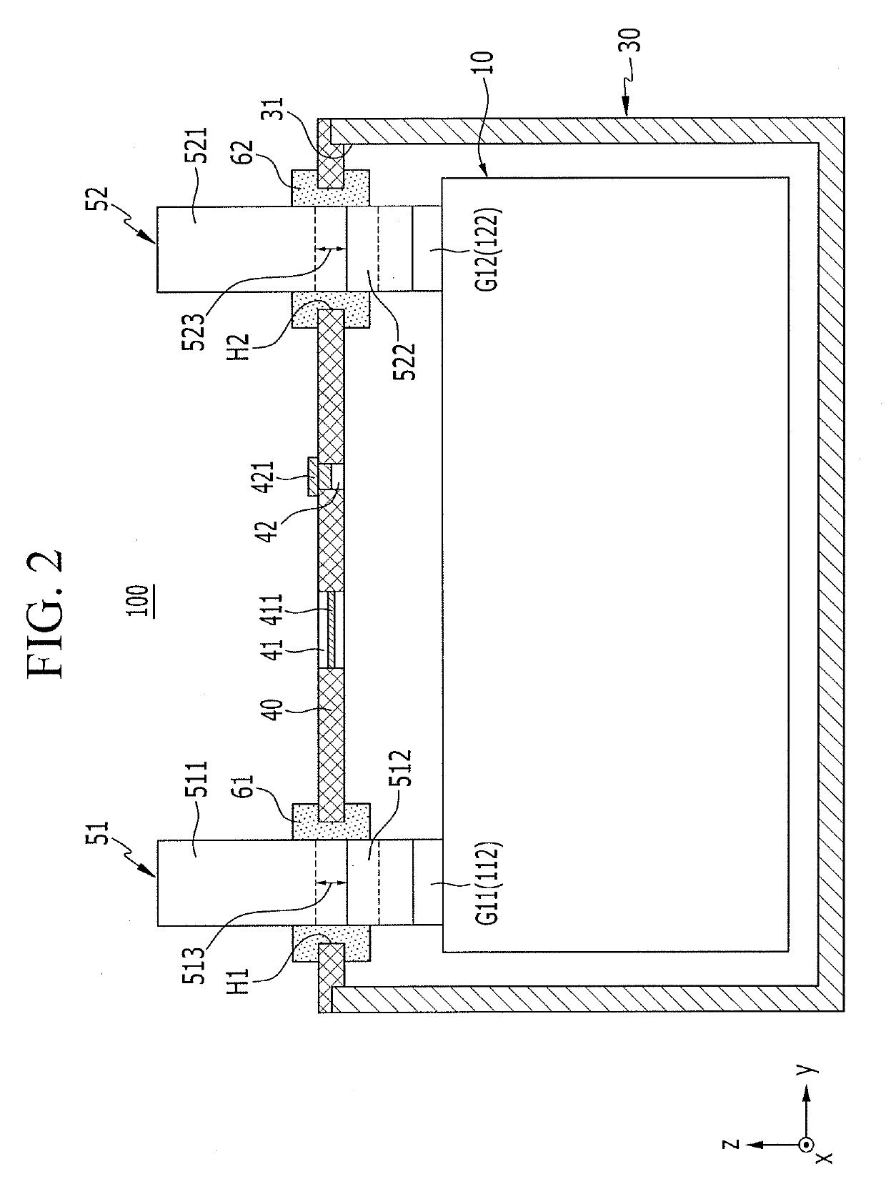 Rechargeable battery and module of the same