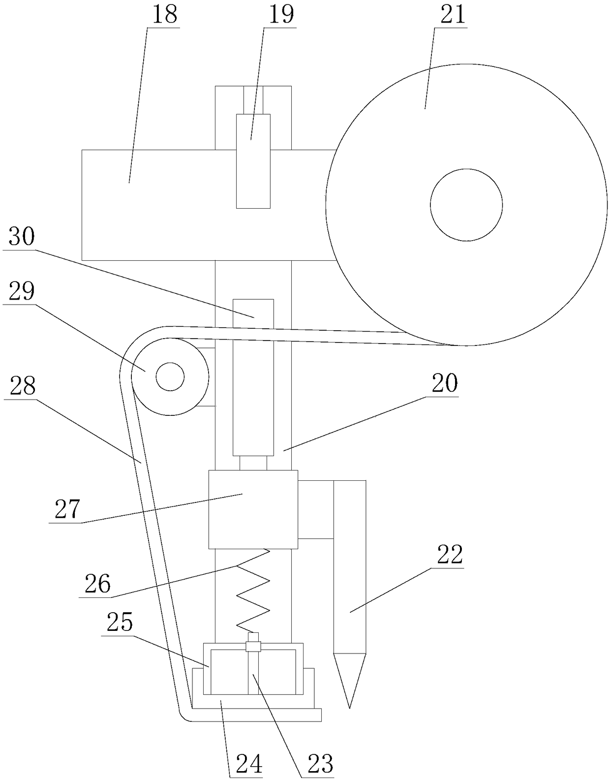 New energy resource automobile air conditioning system facilitating filter element replacement