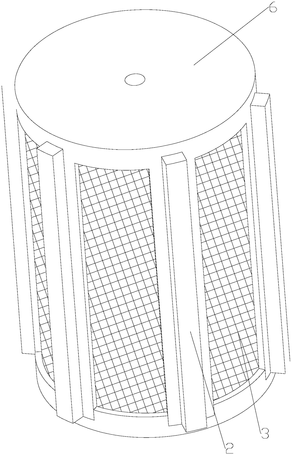 Overwater overflow-oil recovery device in rotatable roller boom form