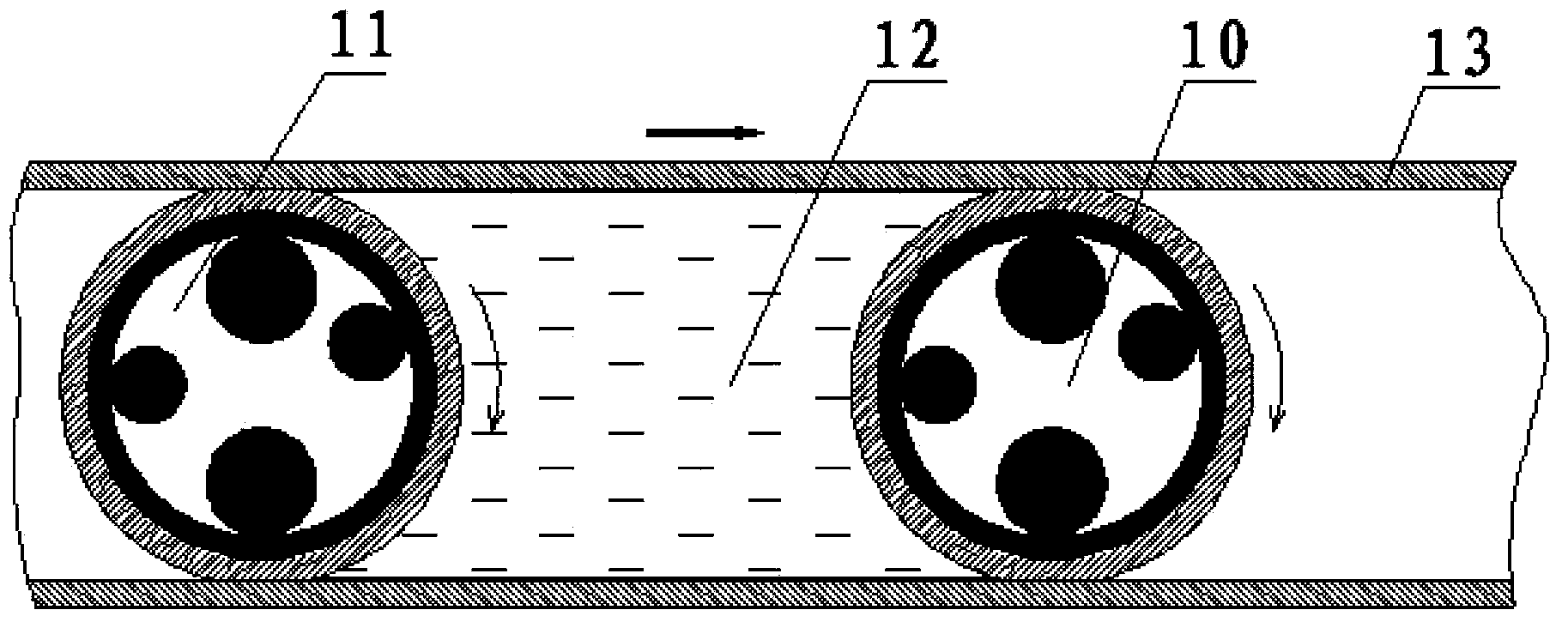 Extrusion coating device for internal corrosion prevention of pipeline and coating method thereof