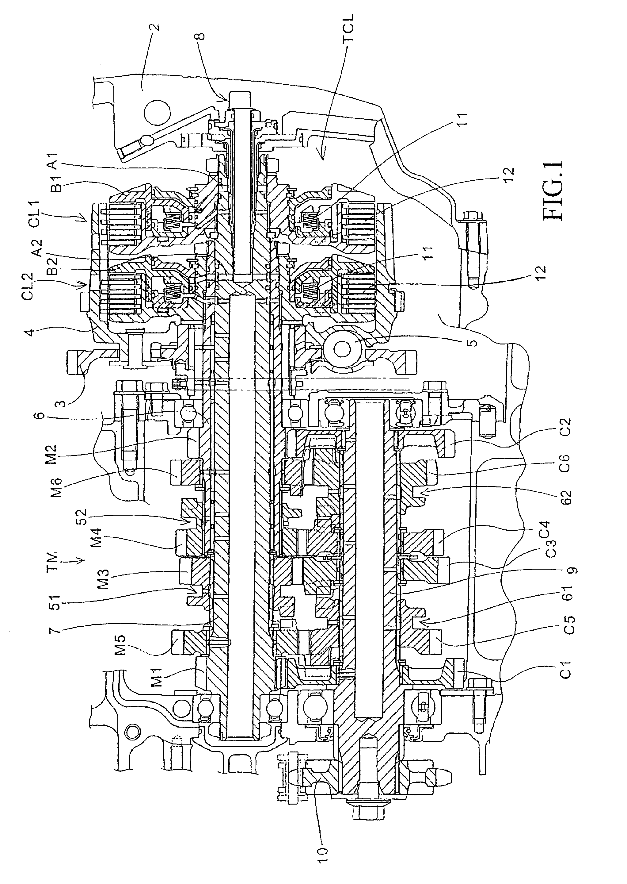 Twin clutch speed-change apparatus