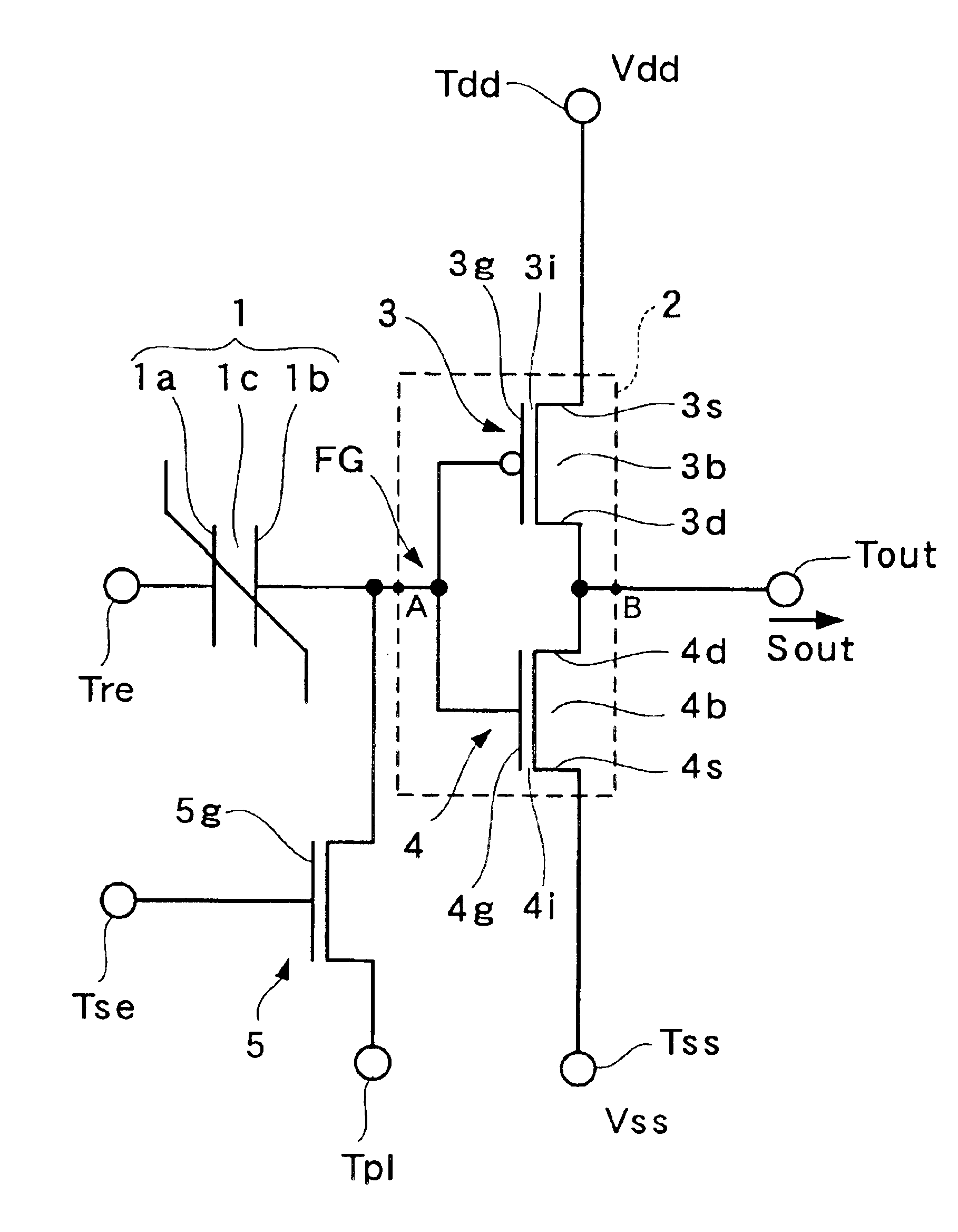 Non-volatile latch circuit and a driving method thereof