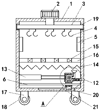 Wardrobe with ventilation and dehumidification function