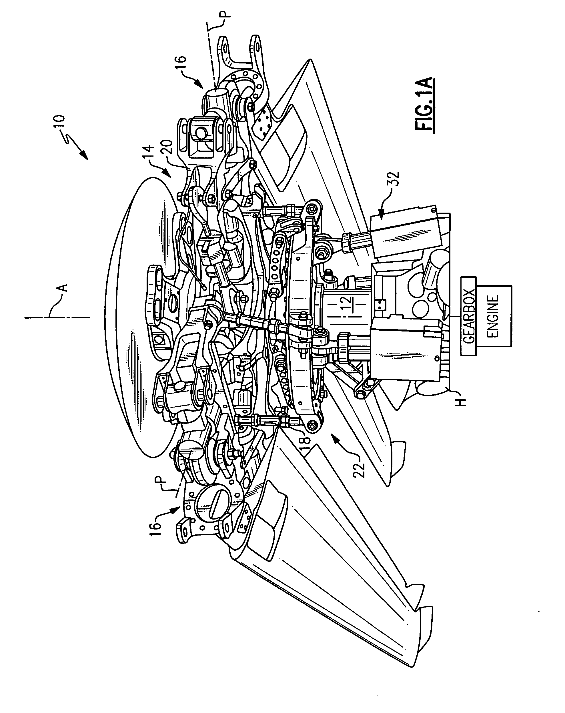 Compact load path swashplate assembly