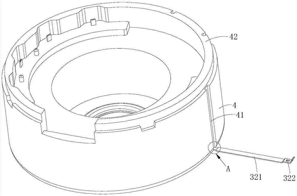 Anti-corrosion bearing structure of plastic-encapsulated motor