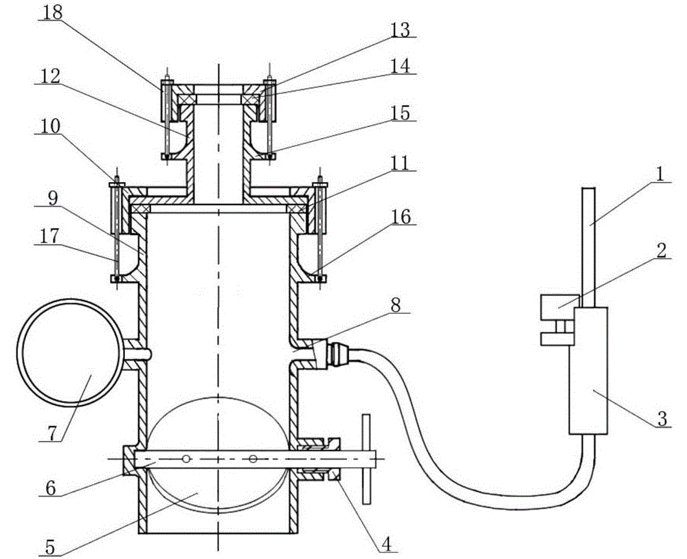 Nozzle variable diameter plug-in sampler