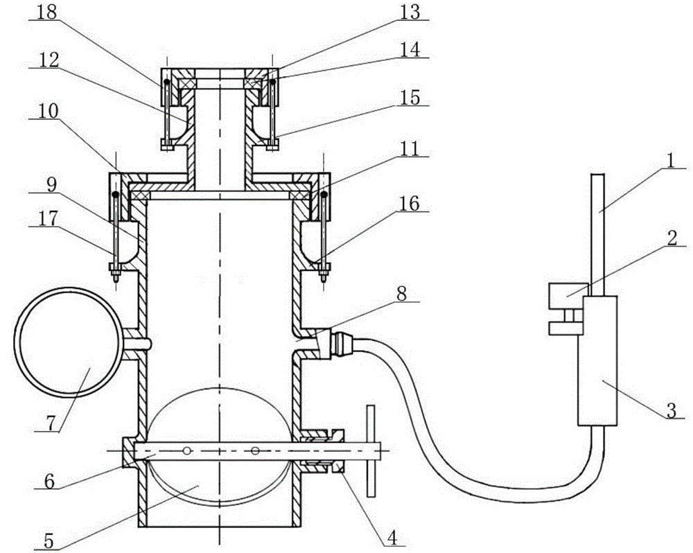 Nozzle variable diameter plug-in sampler