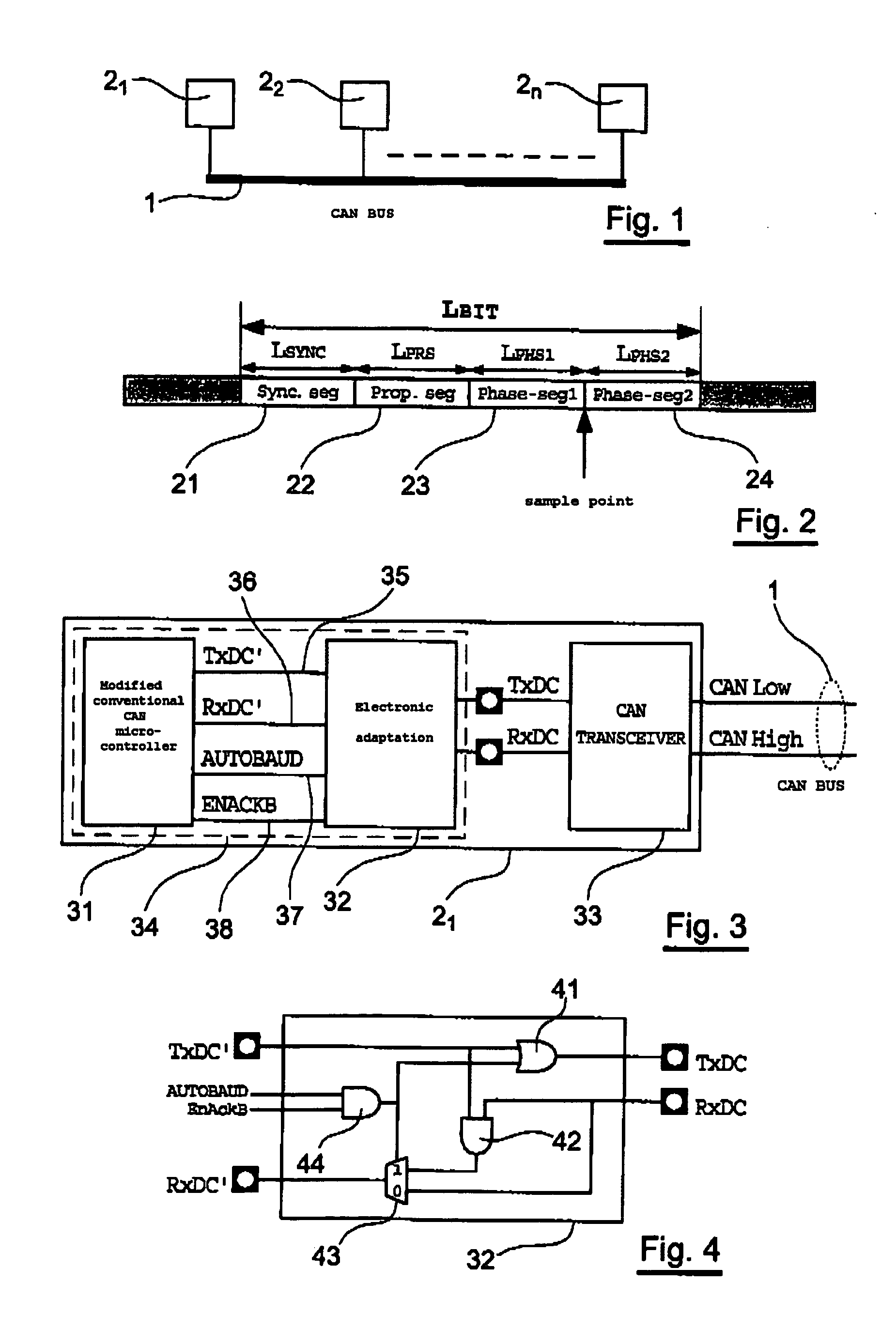 Process for automatically detecting the throughput of a network, particularly of the can bus type and for configuring with the detected throughput by transition analysis, and corresponding device