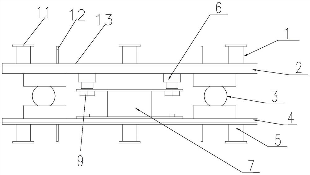 Isolation bearing with high carrying capacity and convenient replacement