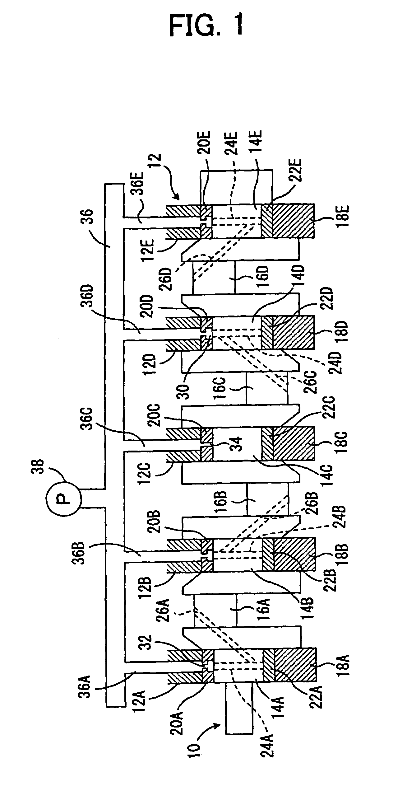 Oil-feeding device for an engine crankshaft