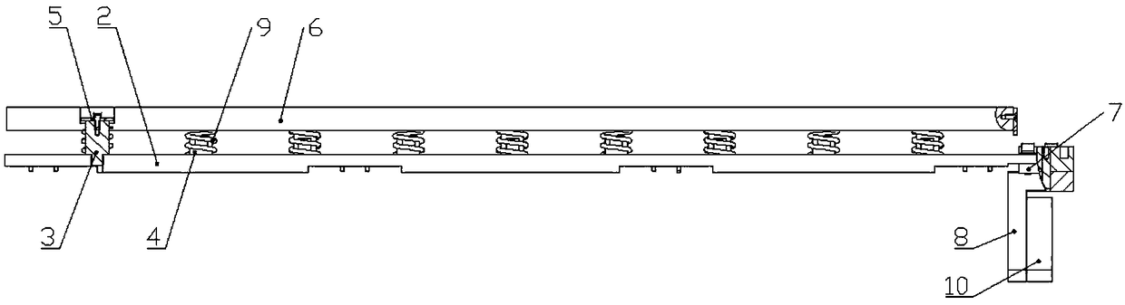 Sliding table feeding mechanism