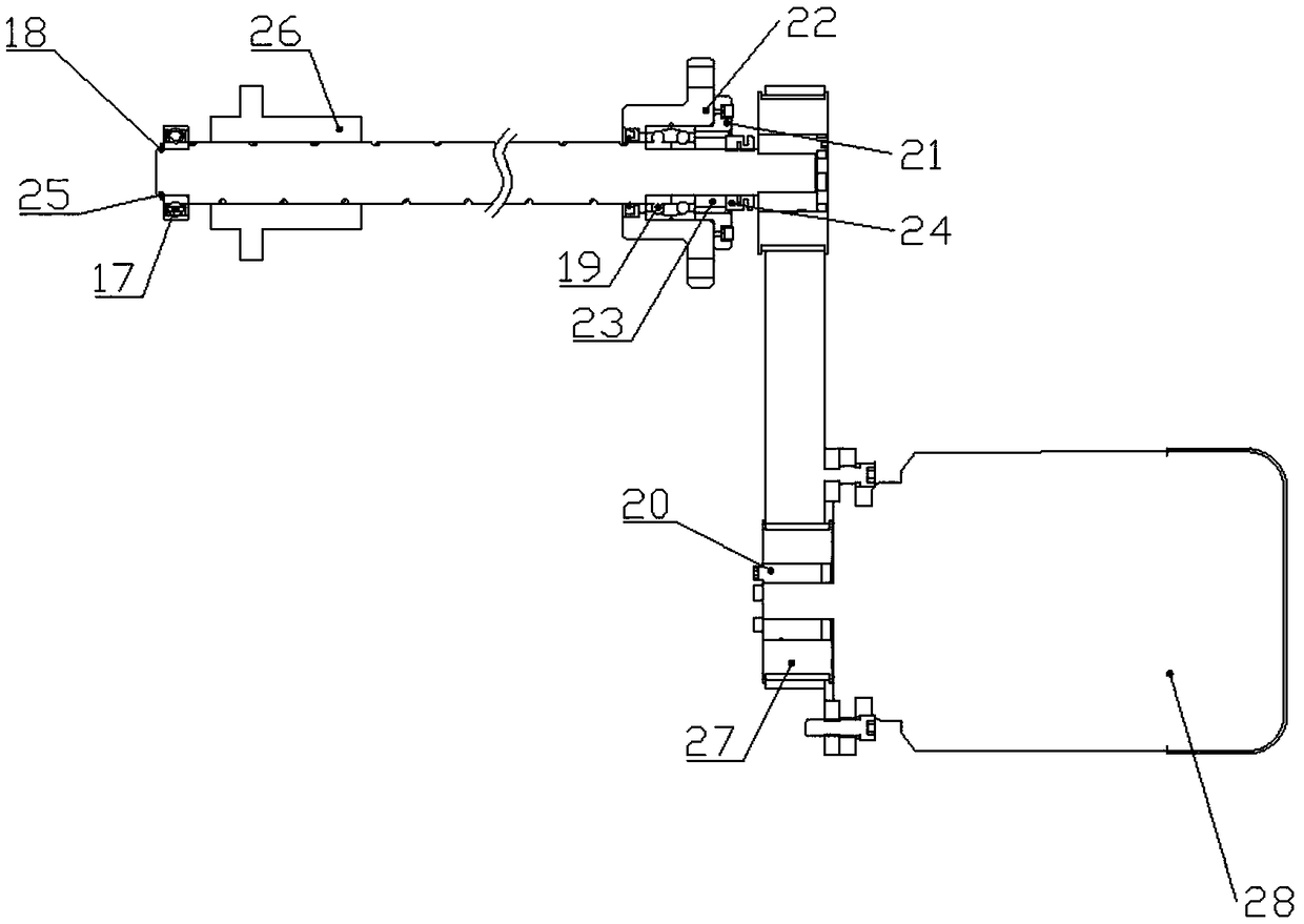 Sliding table feeding mechanism