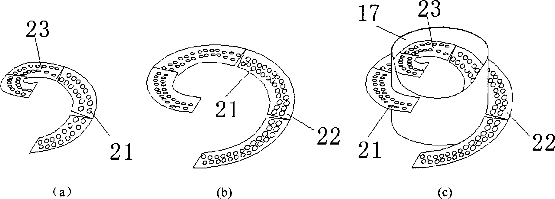 Multiple shell passes shell-and-tube helica-baffle heat exchangers