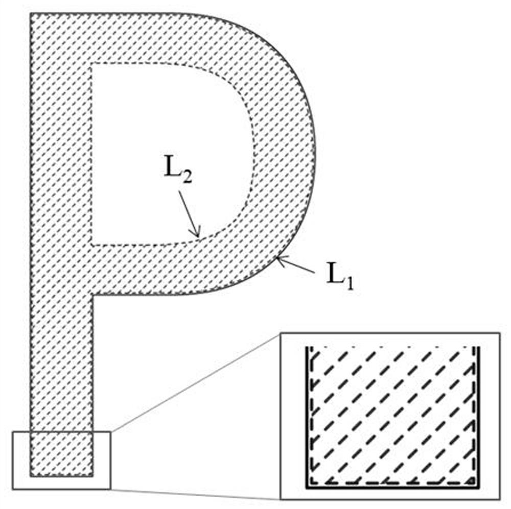 Filling path generation method based on skeleton line