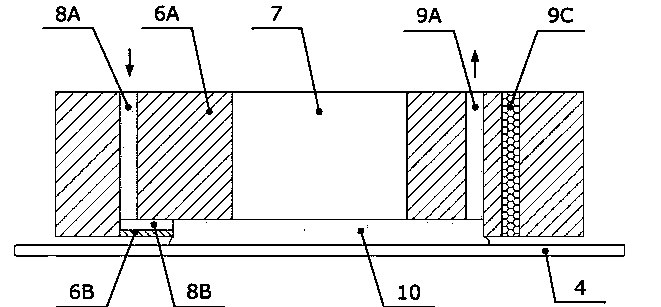 Slit flow stability control device