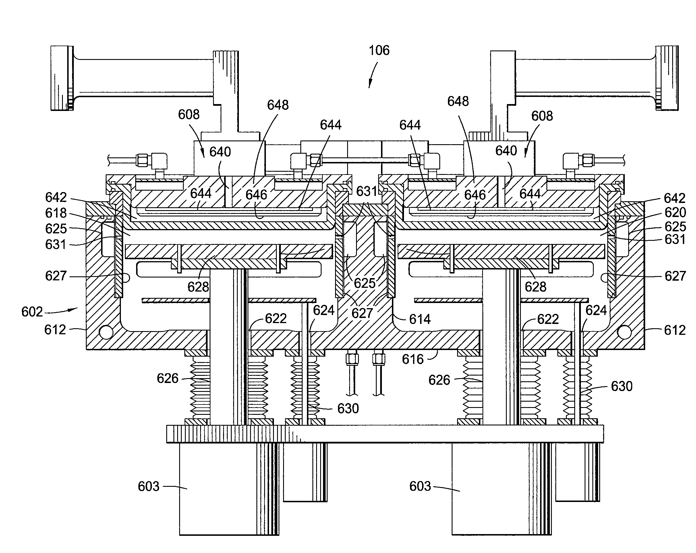 Pecvd multi-step processing with continuous plasma