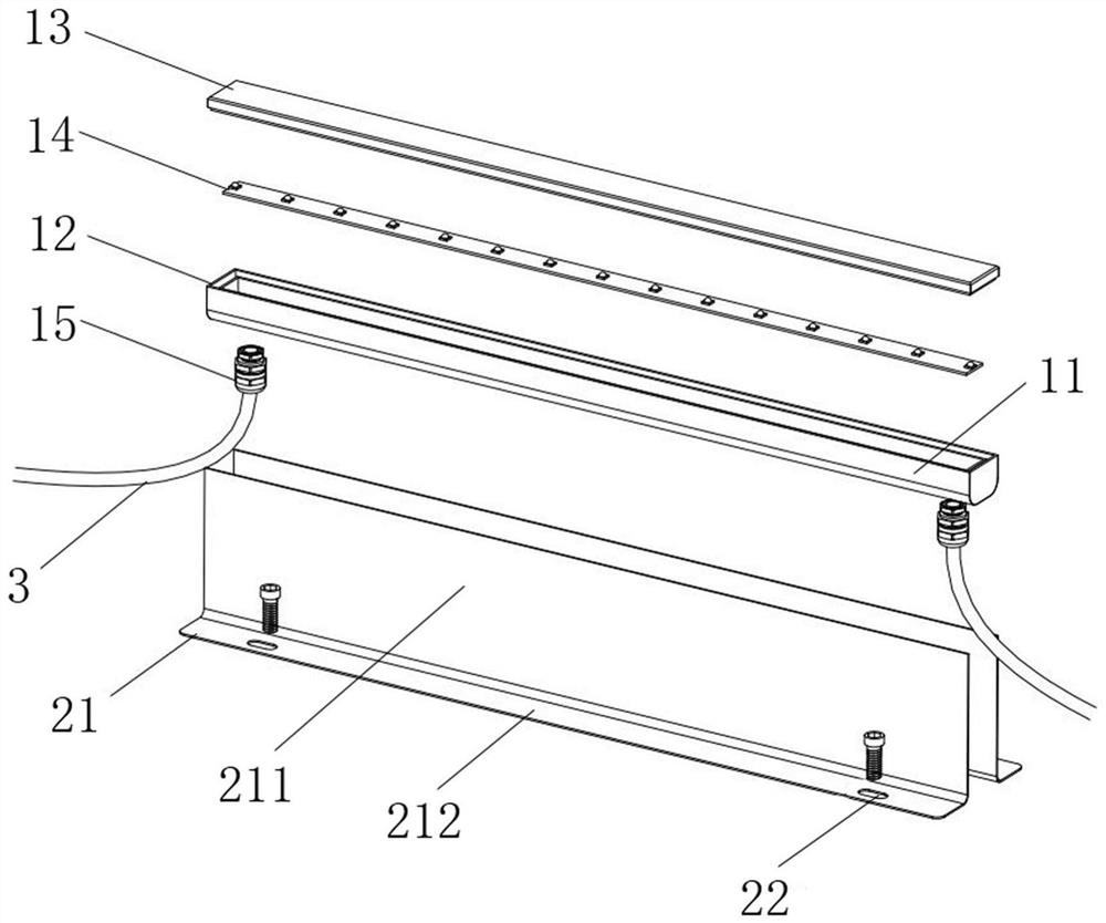 Novel seamless installation long-strip underground lamp