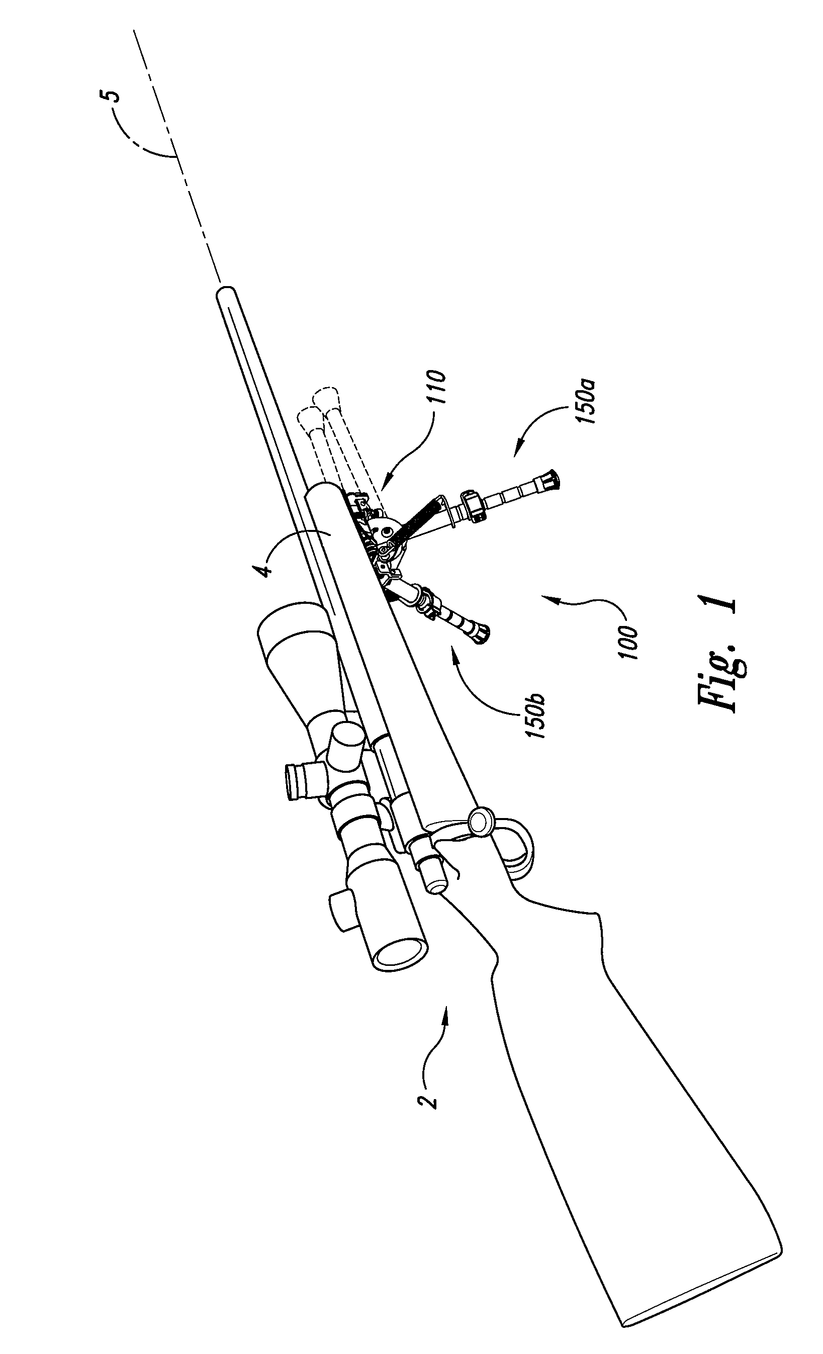 Adjustable firearm supports and associated methods of use and manufacture