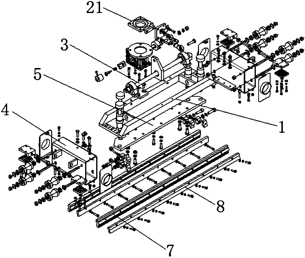 Printing mechanism of ceramic decorating machine