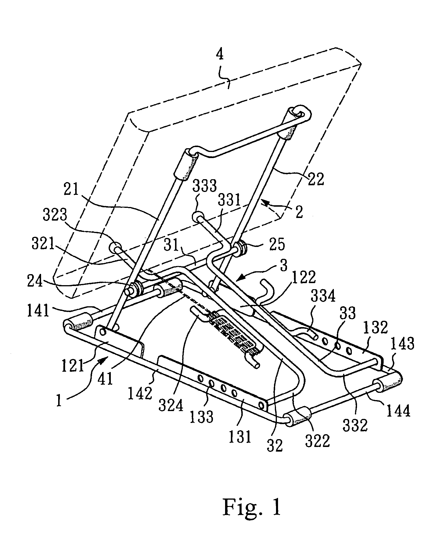 Rack for tablet PC