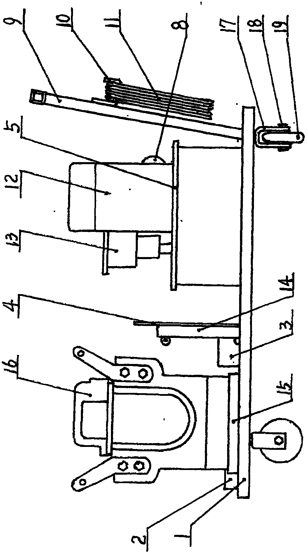 Lead crimping device