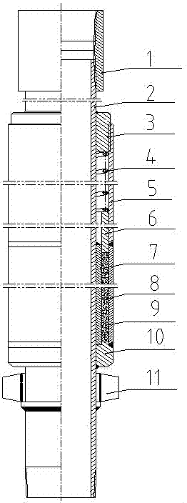 Highly-deviated well casing pipe pre-filling filter sand pipe and sand prevention method