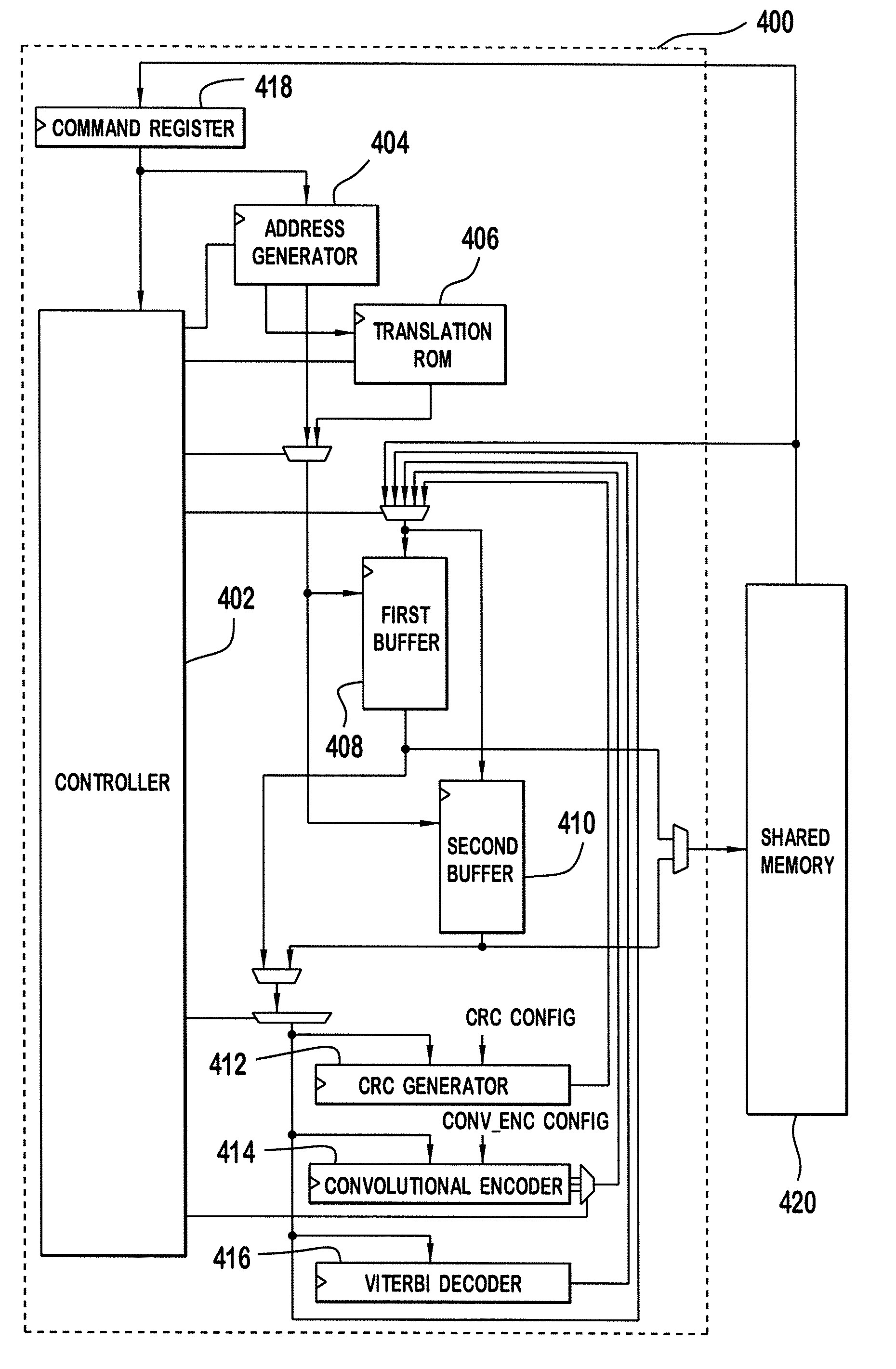 Symbol rate hardware accelerator