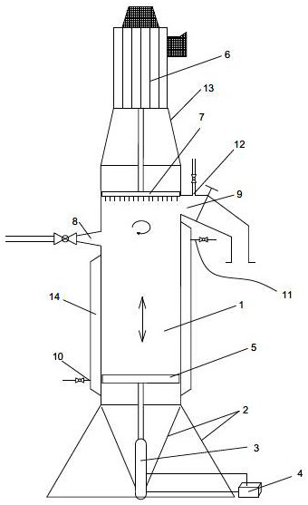 Asphalt treatment integrated machine in maltol production