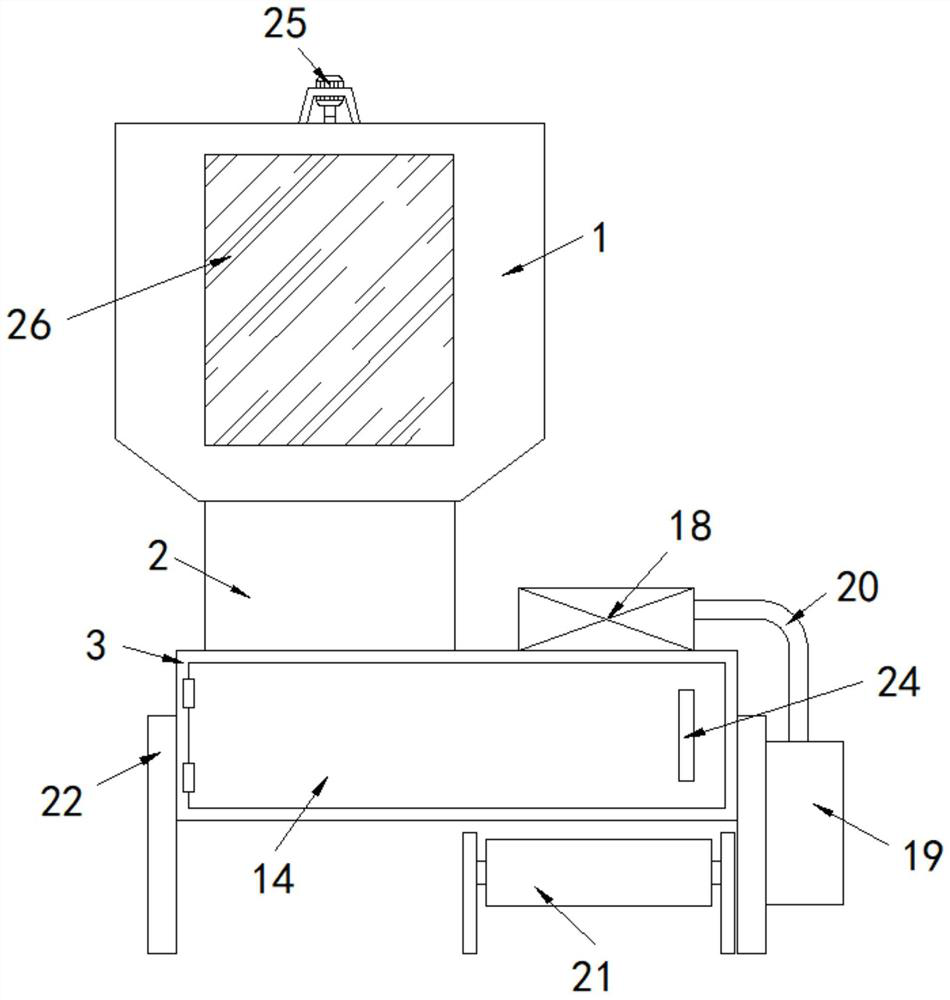 Clinker discharging device for cement production