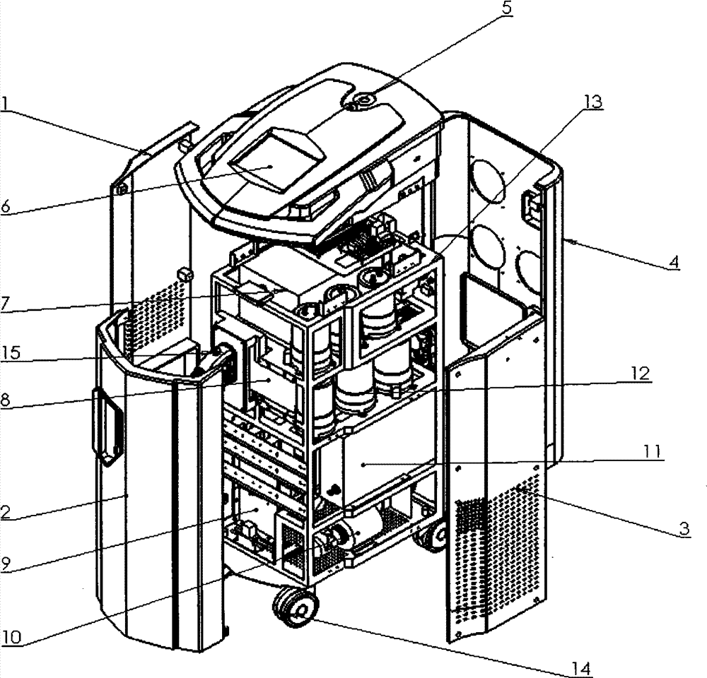 Multifunctional laser therapeutic instrument