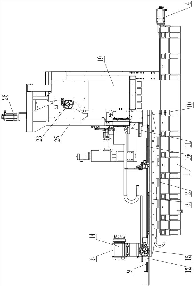 High-speed aviation rotor blade tip grinding machine