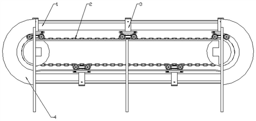 Cart - Track Conveyor with Integral Connection Reversal