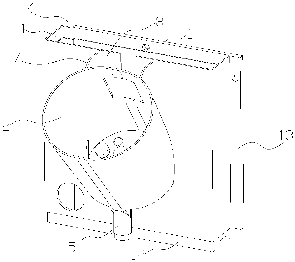 Assembled planting apparatus of vertical green wall