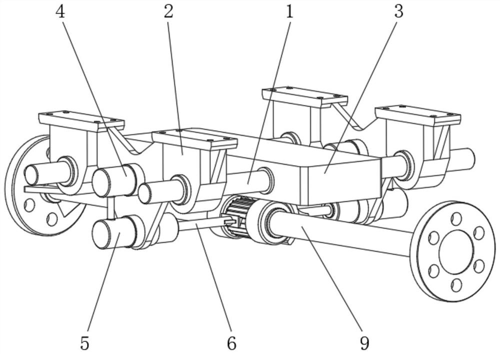 Automatic slope speed control mechanism for common wheelchair