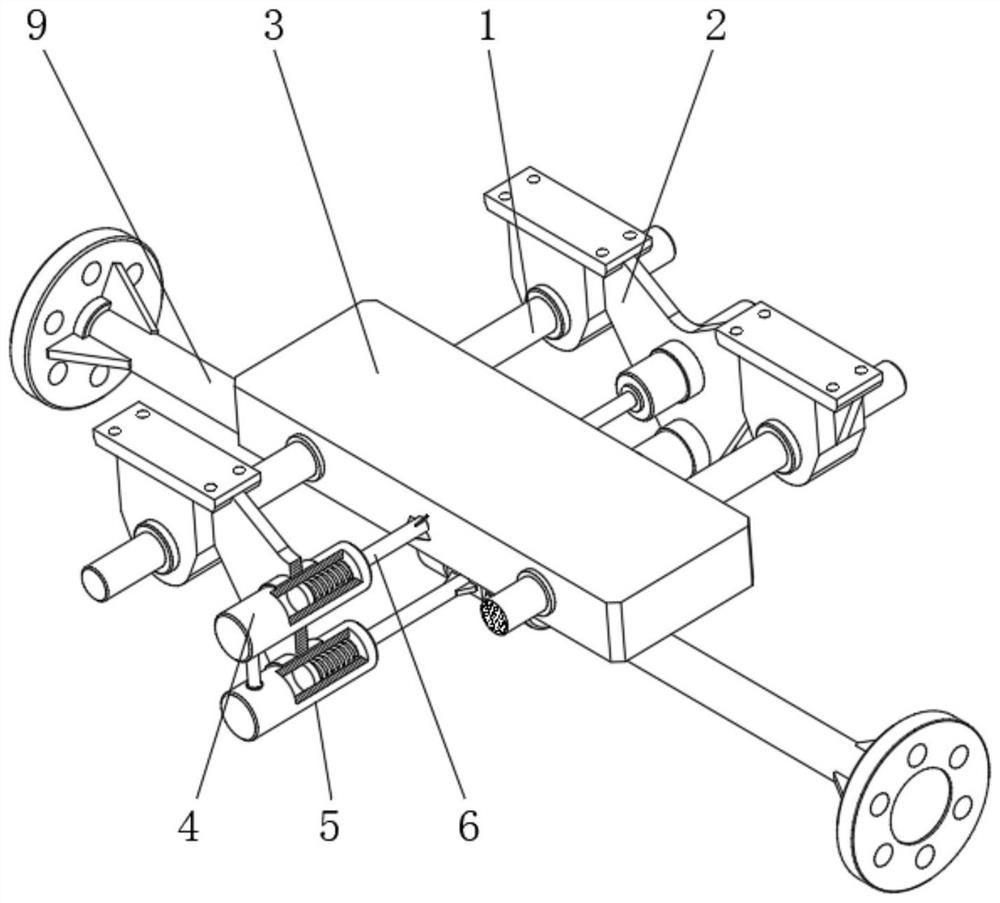 Automatic slope speed control mechanism for common wheelchair