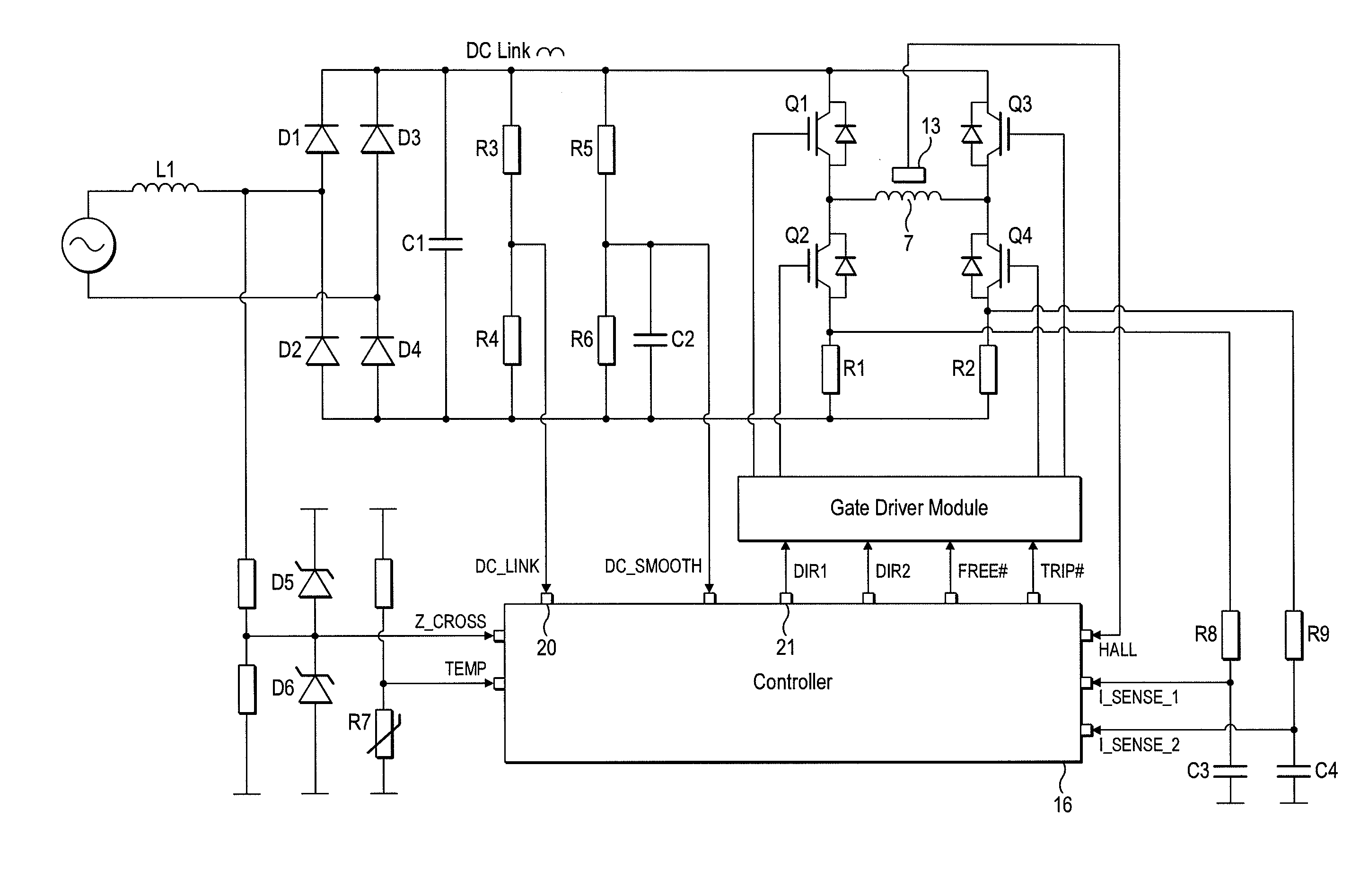 Controller for a brushless motor