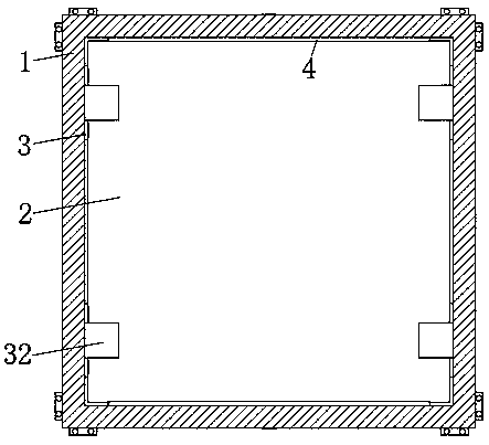 Assembling type decoration plate installation device