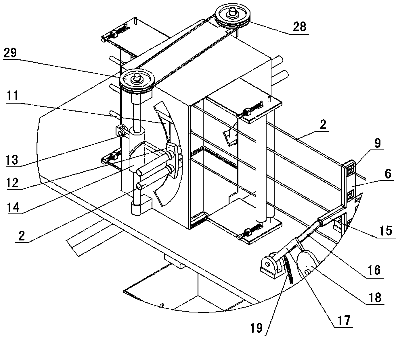 Device for recycling waste electric wires based on water jet