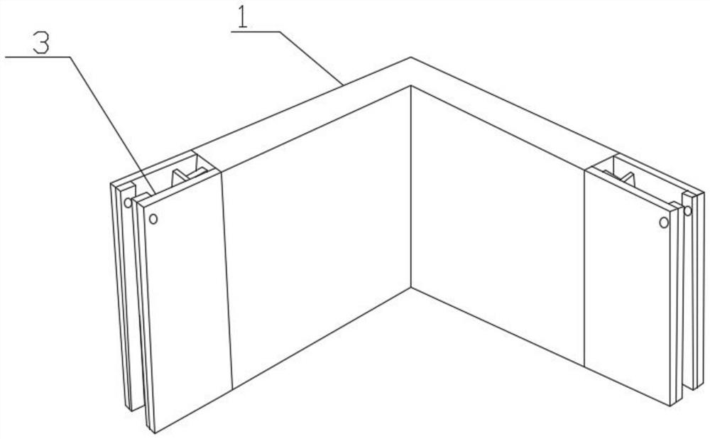 A connection structure and supporting method of joint formwork for shear wall construction