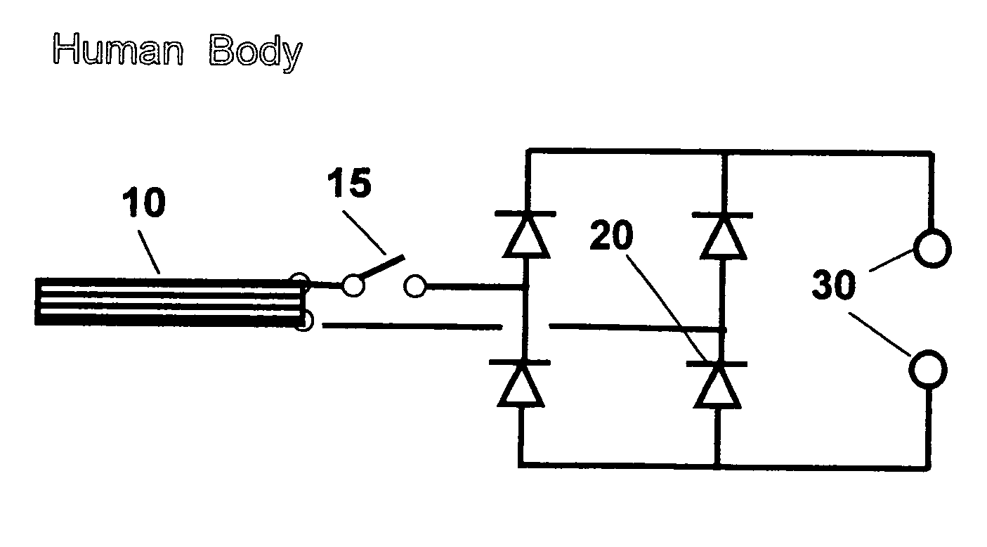 Piezoelectrically stimulated article