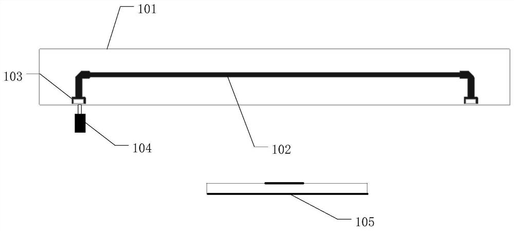 Printed circuit board transmission band line and electronic equipment