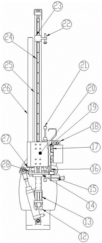 Robot for taking out springs