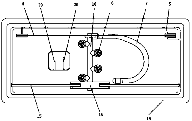 Dry-type hydrotherapy massage method and massage bed