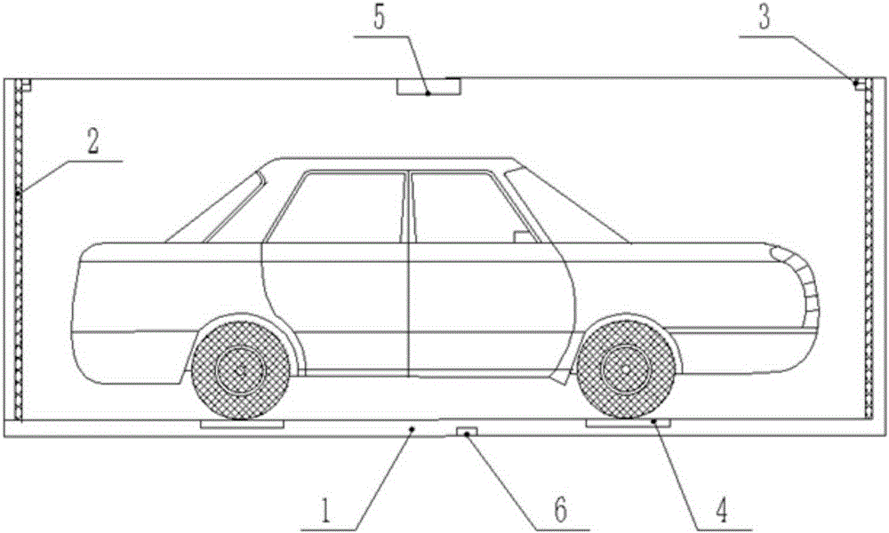 Lifting platen of stereo garage and control method of lifting platen