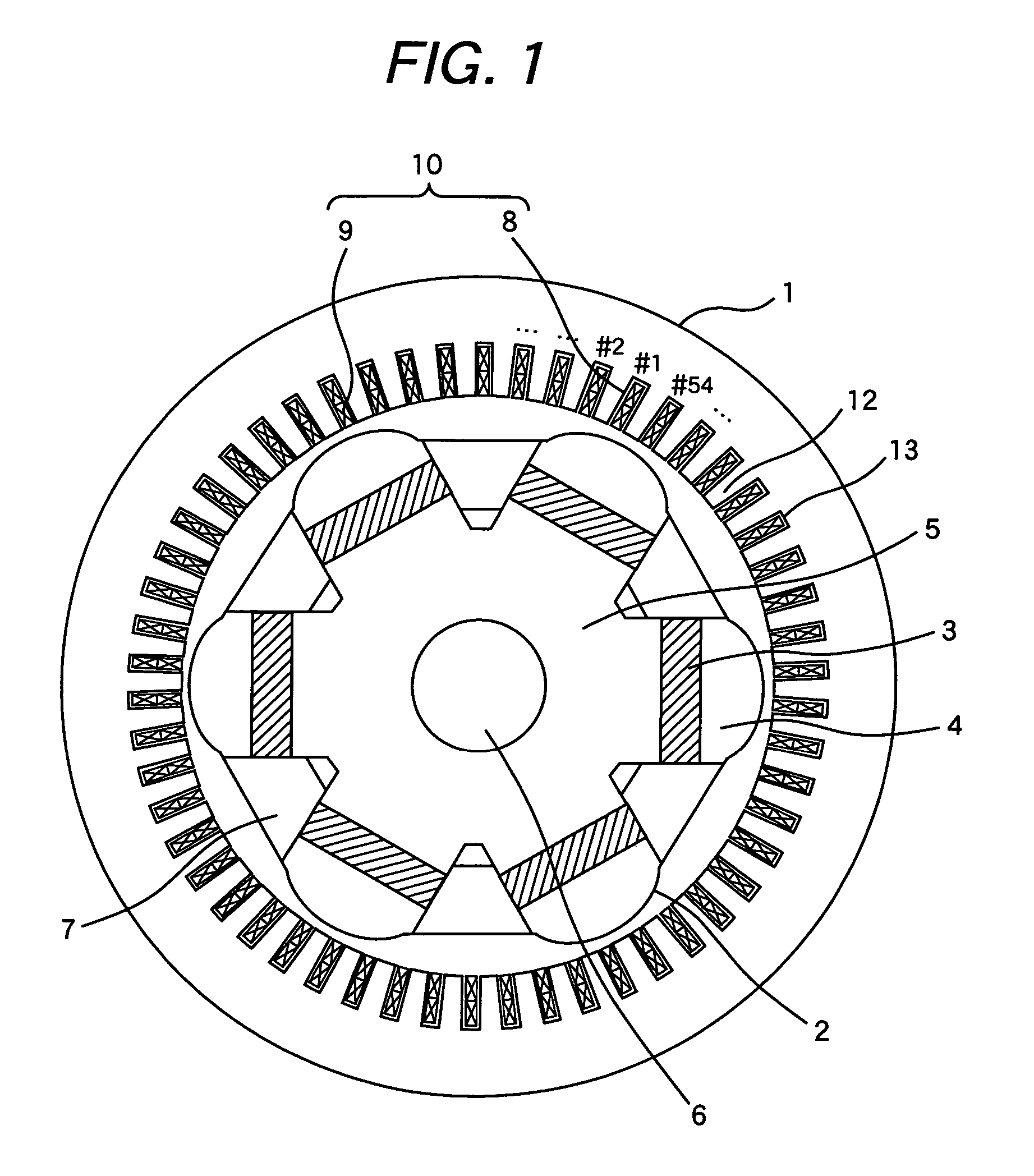 Electrical rotation machine and a wind turbine system